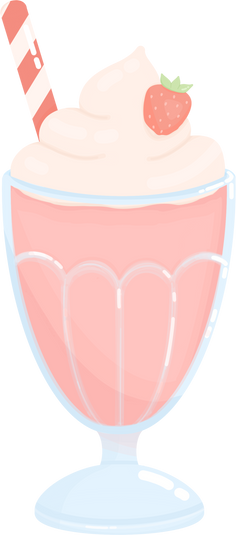 strawberry milkshake